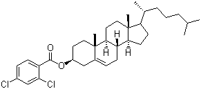 胆甾烯基 2,4-二氯苯甲酸酯结构式_32832-01-2结构式