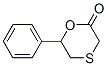 6-苯基-1,4-恶噻烷-2-酮结构式_32863-50-6结构式
