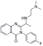 2-(1-(2-(二甲基氨基)乙基氨基)乙基)-3-(4-氟苯基)喹唑啉-4(3H)-酮结构式_329190-50-3结构式