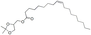 (2,2-二甲基-1,3-二氧戊环-4-基)甲基(9E)-9-十八碳烯酸酯结构式_33001-45-5结构式