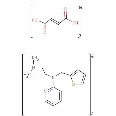 美沙吡林富马酸盐结构式_33032-12-1结构式