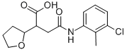 N-(3-chloro-2-methylphenyl)-2-(tetrahydrofuran-2-yl)succinamic acid Structure,330466-14-3Structure
