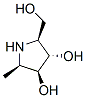 (2S,3S,4S,5R)-(9Ci)-2-(羟基甲基)-5-甲基-3,4-吡咯烷二醇结构式_330594-46-2结构式