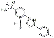 (4-[3-(4-甲基苯基)-5-(三氟甲基)-1H-吡唑-1-基]苯磺酰胺)结构式_331943-04-5结构式