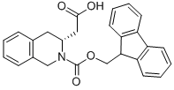 (3R)-2-[(9H-芴-9-甲氧基)羰基]-3,4-二氢-3(1H)-异喹啉乙酸结构式_332064-67-2结构式