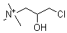 3-氯-2-羟丙基三甲基氯化铵结构式_3327-22-8结构式