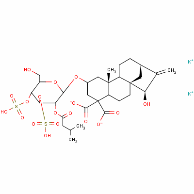 羧基苍术苷结构式_33286-30-5结构式