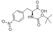 BOC-L-4-硝基苯丙氨酸结构式_33305-77-0结构式