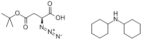 (S)-(?)-4-叔-丁基氢2-叠氮基琥珀酸盐(二环己基铵)盐结构式_333366-23-7结构式