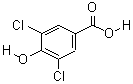 3,5-二氯-4-羟基苯甲酸结构式_3336-41-2结构式
