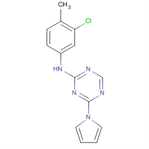 N-(3-氯-4-甲基苯基)-4-(1H-吡咯-1-基)-1,3,5-噻嗪-2-胺结构式_333727-99-4结构式
