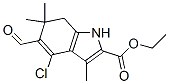4-氯-5-甲酰基-3,6,6-三甲基-6,7-二氢-1H-吲哚-2-羧酸乙酯结构式_333780-20-4结构式