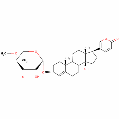 甲海葱次苷结构式_33396-37-1结构式