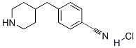 4-(4-哌啶甲基)-苯甲腈盐酸盐结构式_333987-04-5结构式