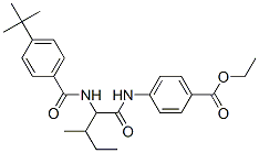 (9ci)-4-[[2-[[4-(1,1-二甲基乙基)苯甲酰基]氨基]-3-甲基-1-氧代戊基]氨基]-苯甲酸乙酯结构式_334830-38-5结构式