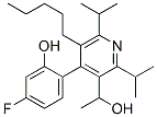 4-(4-氟-2-羟基苯基)-α-甲基-2,6-双(1-甲基乙基)-5-戊基-3-吡啶甲醇结构式_334992-00-6结构式
