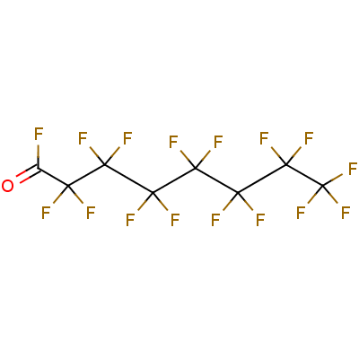 全氟辛酰氟结构式_335-66-0结构式