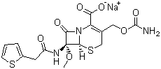 头孢西丁钠结构式_33564-30-6结构式