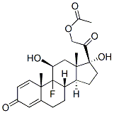 9-氟醋酸泼尼松龙结构式_338-98-7结构式