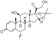 氟尼缩松结构式_3385-03-3结构式