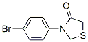 3-(4-溴苯基)-4-噻唑啉酮结构式_338753-34-7结构式
