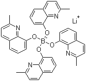 四(2-甲基-8-羟基喹啉)硼锂结构式_338949-42-1结构式