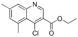 4-氯-5,7-二甲基喹啉-3-甲酸乙酯结构式_338954-49-7结构式