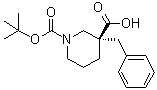 (3r)-3-(苯基甲基)-1,3-哌啶二羧酸 1-(1,1-二甲基乙基)酯结构式_339539-81-0结构式