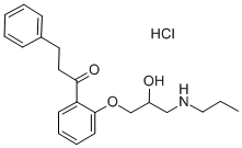 心律平;盐酸普罗帕酮结构式_34183-22-7结构式