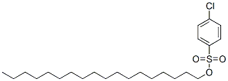 4-氯苯磺酸十八酯结构式_34184-41-3结构式