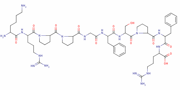 胰激肽结构式_342-10-9结构式