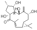 7-羟基千金子二萜醇对照品结构式_34208-98-5结构式
