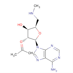 5-脱氧-5-(甲基氨基)-2,3-O-(1-甲基亚乙基)-腺苷酸结构式_34245-49-3结构式