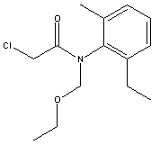 乙草胺结构式_34256-82-1结构式