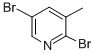 2,5-Dibromo-3-picoline Structure,3430-18-0Structure