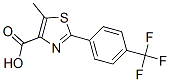 4-Thiazolecarboxylic acid, 5-methyl-2-[4-(trifluoromethyl)phenyl]- Structure,343322-66-7Structure