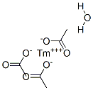 乙酸铥(III)四水结构式_34431-47-5结构式