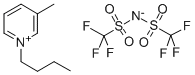 1-正丁基-3-甲基吡啶二(三氟甲基磺酰)亚胺结构式_344790-86-9结构式