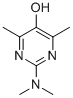 2-(二甲基氨基)-4,6-二甲基嘧啶-5-醇结构式_345642-90-2结构式