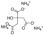 柠檬酸铵结构式_3458-72-8结构式