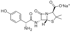 阿莫西林钠结构式_34642-77-8结构式