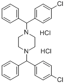 1,4-双[(4-氯苯基)苯基甲基]哌嗪双盐酸盐结构式_346451-15-8结构式
