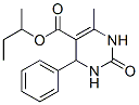 (9Ci)-1,2,3,4-四氢-6-甲基-2-氧代-4-苯基-5-嘧啶羧酸,1-甲基丙酯结构式_347351-42-2结构式