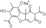 地衣酸钠结构式_34769-44-3结构式