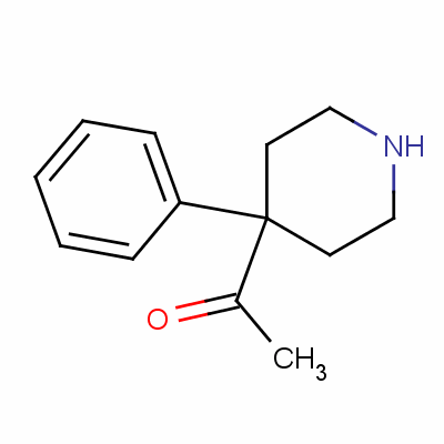1-(4-Phenylpiperidin-4-yl)ethanone Structure,34798-80-6Structure