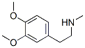 N-甲基-2-(3,4-二甲氧基苯基)乙胺结构式_3490-06-0结构式