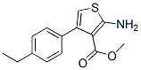 2-氨基-4-(4-乙基苯基)噻吩-3-羧酸甲酯结构式_350989-89-8结构式