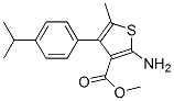 2-氨基-4-(4-异丙基苯基)-5-甲基-3-噻吩羧酸甲酯结构式_350990-04-4结构式