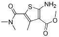 2-氨基-5-二甲基氨基甲酰-4-甲基噻吩-3-羧酸甲酯结构式_350996-95-1结构式