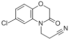 6-氯-2,3-二氢-3-氧-4H-1,4-苯并恶嗪-4-丙腈结构式_351003-20-8结构式